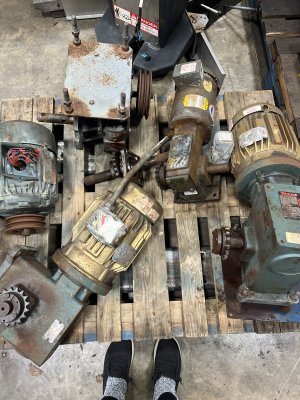 lot of drive motors